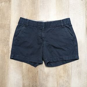J. Crew Navy Blue Broken in Chino Shorts